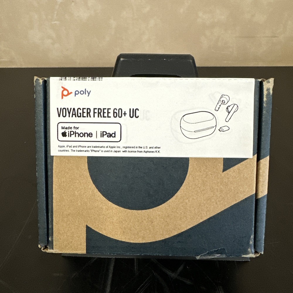 Poly Voyager Free 60+ UC Wireless Earbuds Carbon Black