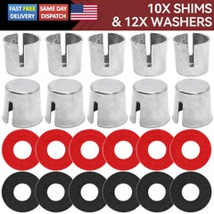 Battery Post Shims x 10 Battery Terminal Shim w/ x 12 Battery Terminal Felt Pads