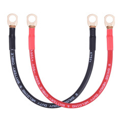 8 AWG Battery Cable 8 Gauge Wire Pure Copper Battery Power Inverter Cables wi…