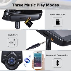 Car Bluetooth FM Transmitter Radio MP3 Wireless Adapter Hands-Free 3Port Charger