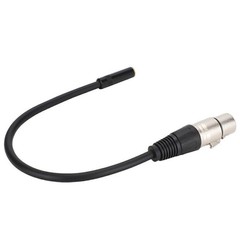 3.5MM Female to XLR Female Zinc Alloy 3.5MM Interface Audio Adapter Cable Patch