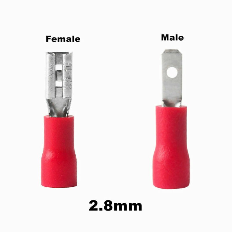 2.8 4.8 6.3mm Quick Disconnect Male Female Spade Connectors Crimp Wire Terminals
