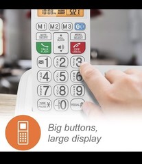 VTech Amplified Senior Cordless Phone w/ Answering Machine, Call Block,90dB Ring
