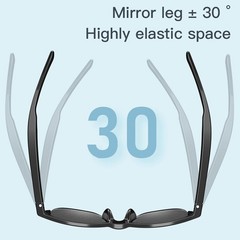 Smart Glasses,Polarized Sunglasses with Bluetooth Speaker Athletic/Outdoor NEW