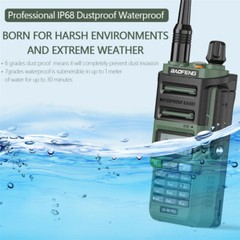 Baofeng UV-9R PRO Waterproof Dual Band Two Way Radio Walkies Talkie Long Range