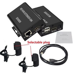 1080P 60M USB KVM Extender Hub Over Rj45 Ethernet Cable Video ConverterjP