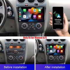 4+64GB For 2008-2012 Nissan Altima CarPlay Car Radio Android 15 GPS Stereo Navi