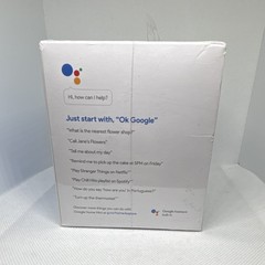 Google Home Mini Smart Speaker Voice Control Bluetooth Wi-Fi Chalk GA00210-US