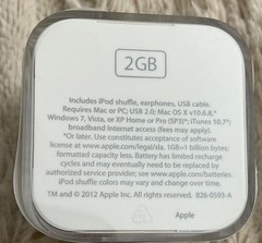APPLE: iPod Shuffle 2GB 4th Generation Pepsi Edition FACTORY SEALED Rare HTF