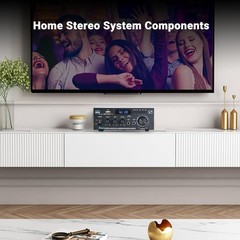 Stereo Receiver & Amplifier Home Audio Amp, AK45 Bluetooth Receiver for Home HIG