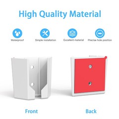 Starlink Gen 2 Power Adapter Wall Bracket ABS Plastic Holder Mount Durable