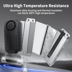 Catalytic Converter Alarm 113dB Loud Wireless Catalytic Converter Anti Theft