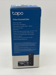 TP-LINK TAPO D205 VIDEO DOORBELL MINI WIRELESS SMART WIFI CAMERA