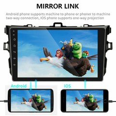 9″ Android 15 Quad-core Car Stereo Radio GPS For Toyota Corolla 2006-2013