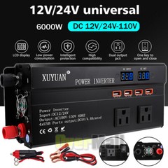 6000W 5000W 4000 Watt Pure Sine Wave Inverter For Off Grid Solar Panel Kit 4 USB