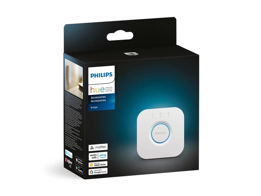 Philips – Hue Bridge (3rd Generation) Lighting Controller Hub – White