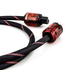 HiFi Audio Power Cable 5N OFC Copper Conductor IEC C15 Female Power Supply Cord