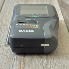 Vintage Casio TV-1800 Battery Operated Handheld Mini TV Crystal Vision Untested