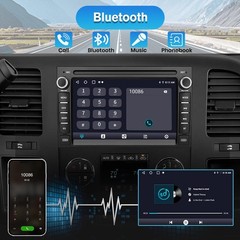 AWESAFE Android Car Stereo for Chevy Silverado 2007-2013, GPS, Bluetooth, CarPla