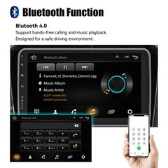 10.1 inch Touch Screen Rotatable Car Stereo Radio 1 DIN Android 13 GPS Navi Wifi