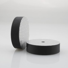 4Pcs 40MM*10MM Carbon Fiber Speaker Amplifier Isolation Spike Pad Stand Base