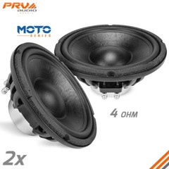2x PRV 10″ Motorcycle Low Frequency Woofer 2400W 4 Ohm MT10W1200 Water Resistant