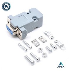 10PCS VGA Male Female DB15 HD15 15 Pin Solder Cup Connectors Kit With Hoods