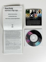 Sandisk Sansa Clip Zip 8GB MP3 Player FM Radio Voice Recorder Black New Unused