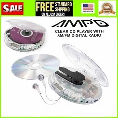 Portable CD Player Rechargeable With Headphones Walkman for Car home Personal