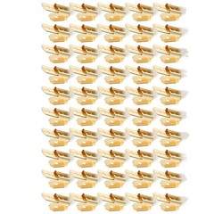 50pcs Piggyback Spade Connectors 3 Way Adapter Dual Male to Single Female