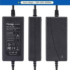 Lightweight 12V 3A Desktop Power Supply | Durable ABS & Overload Protection