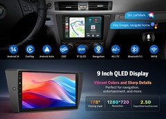 Eonon E90X7S 6+64 Android 14 9″ Car Stereo Radio CarPlay for BMW E90 E91 E92 E93