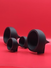 Tweeter /midrange Pods Rare Billet Designed For Surface Mount On A Pillar
