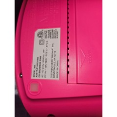 Onn Portable CD Boombox Pink FM Radio Player AASTRA100135463 AC or Battery Power