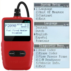 Automotive OBD2 Code Reader Check Engine Car Scanner OBDII EOBD Diagnostic Tool