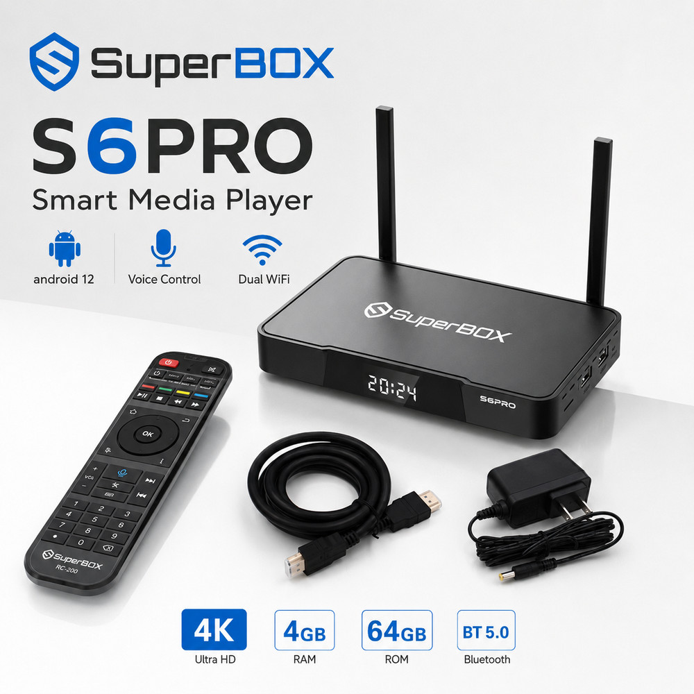 SuperBox S6 Pro TV BOX – Authorized Distributor – Free Shipping Message To Me
