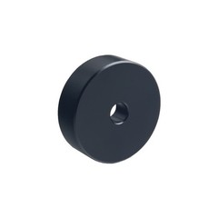 45 RPM Record Adapter Solid Aluminum 7 Inch Records Vinyl Dome Black