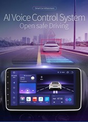 10.1 inch Android 14 8Core Car Stereo 1 DIN GPS WIFI DSP Rotatable Screen 6+64GB