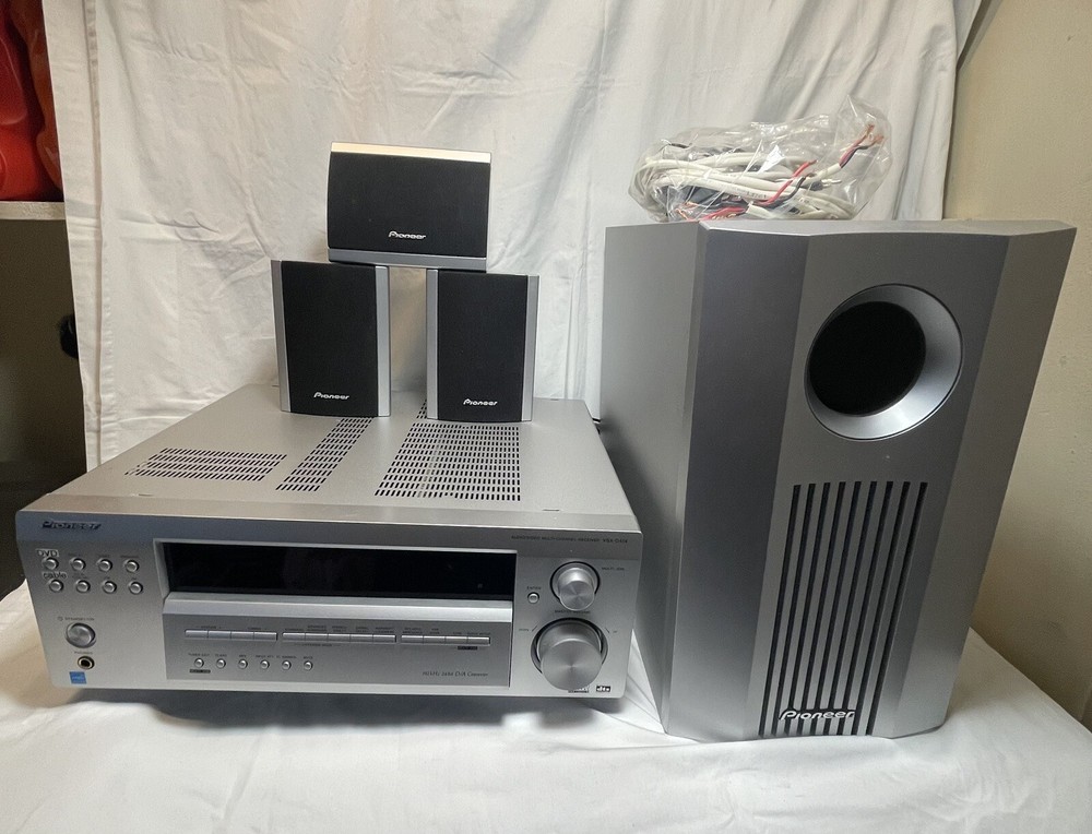 Pioneer Audio/Video Multi-Channel Receiver VSX-D414 & Subwoofer S-FCRW240B-S