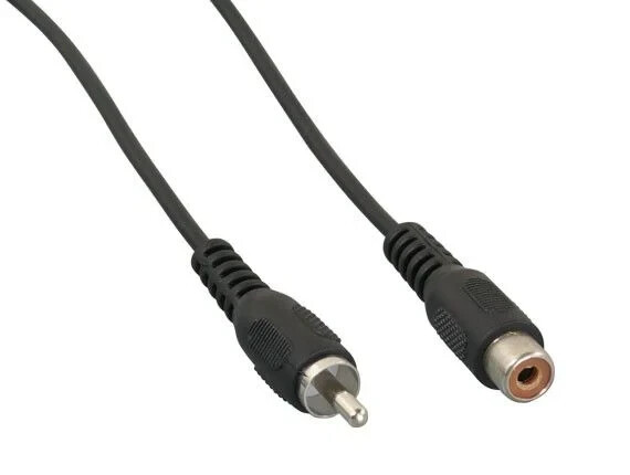 RCA Male to Female Composite Extension Video Cable – 6ft / 12ft / 25ft