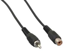 RCA Male to Female Composite Extension Video Cable – 6ft / 12ft / 25ft