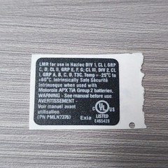 DIY Motorola APX8000H Radio Speaker Grille Aluminum Plate Body Case Label Badge