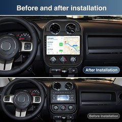 10.1″ Double 2 Din Car Radio Android 16 GPS WIFI BT Carplay Touch Screen Stereo