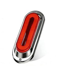 2Pcs 6″ inch Oval Red LED Trailer Tail Lights, Stop 6-inches Oval Light Kit