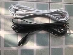 Bose 300 600 650 700 Virtually Invisible 20′ Satellite Speaker Cable White/Black