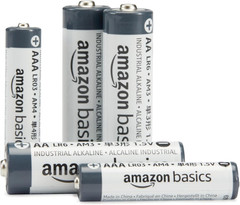 Amazon Basics 300-Pack AA Long-Lasting Industrial Alkaline Batteries, 1.5 Volt,