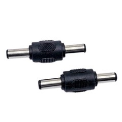 DC5.5×2.1mm Power Connector Male Female Plug Socket ABS Metal Long Version