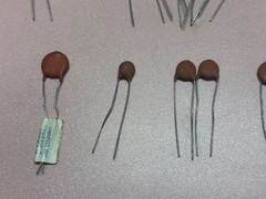 NOS Sprague 3kV Ceramic Disc Capacitors – RF/Bypass Set 68pF–0.005µF – 16 pcs