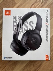 JBL by Harman Tune 510BT Wireless Bluetooth Headphones (Black) – New Sealed