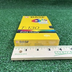 BASF VHS Video Tape Blank 6-1/2 Hours Extra Quality T-130 New Sealed